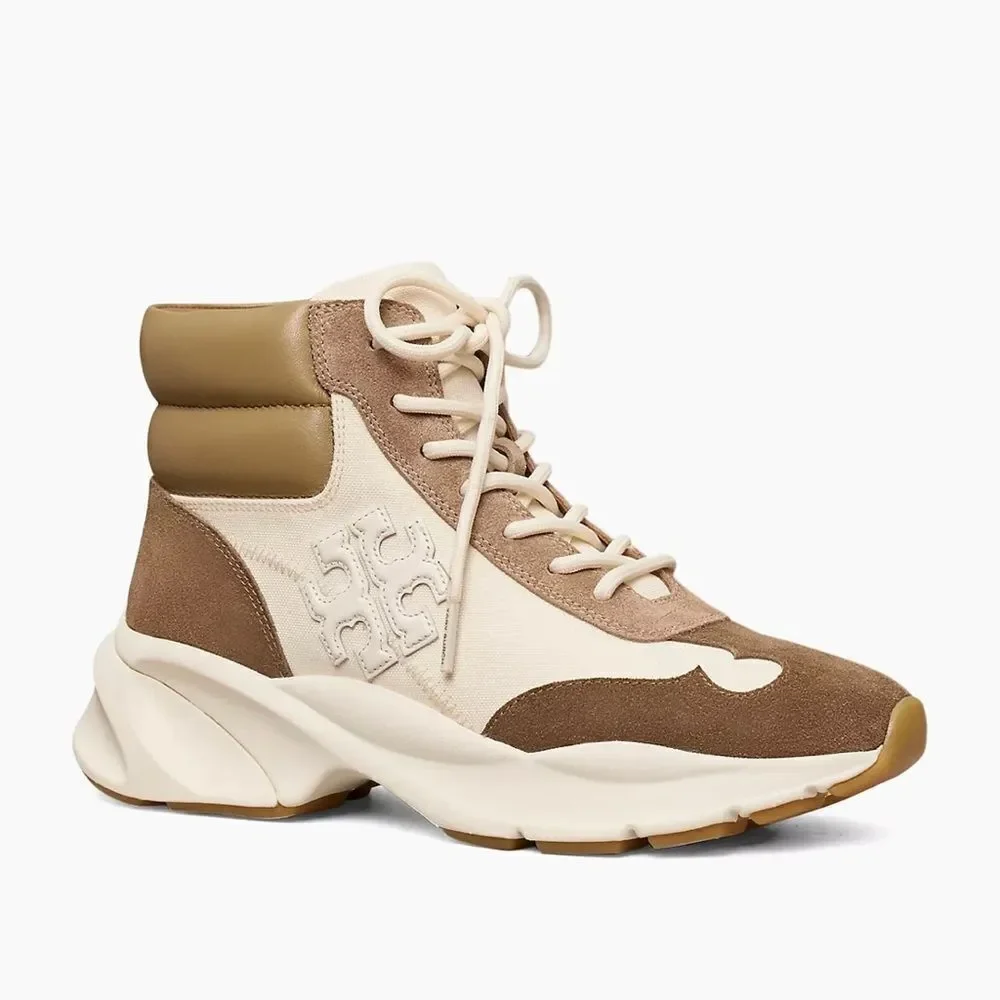 Tory‎ Burch Good Luck Hiker, Cream/Oakwood, Style 83840